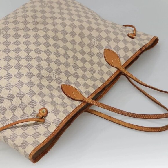 LOUIS VUITTON Damier Azur Neverfull GM Tote Bag - Picture 8 of 14